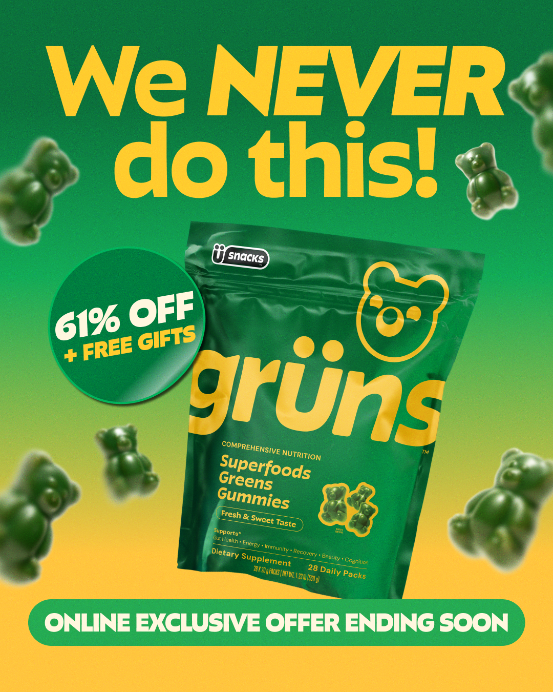 Gruns ad creative
