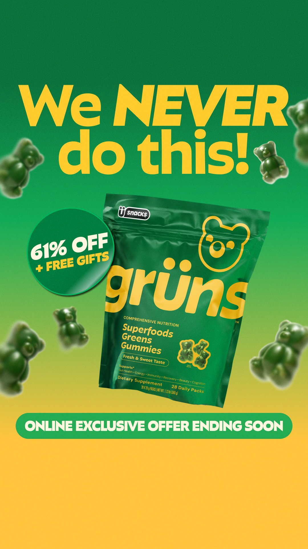 Gruns ad creative