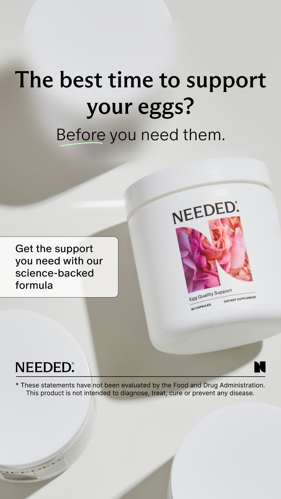 Needed ad creative