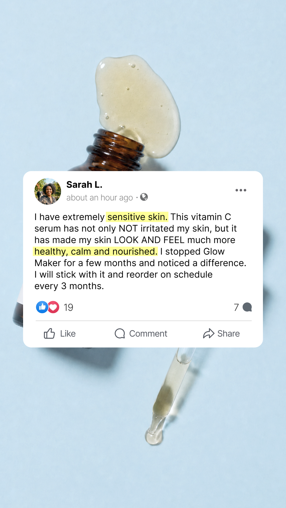 Maelove Skincare ad creative