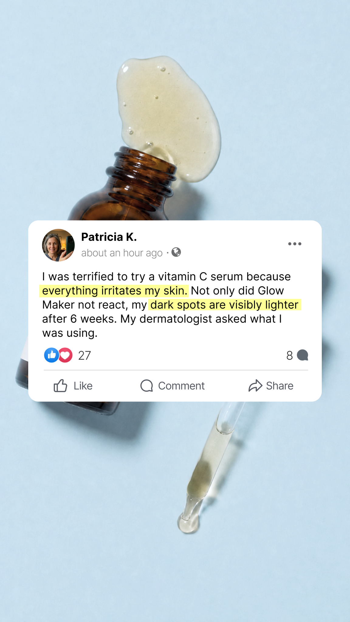 Maelove Skincare ad creative