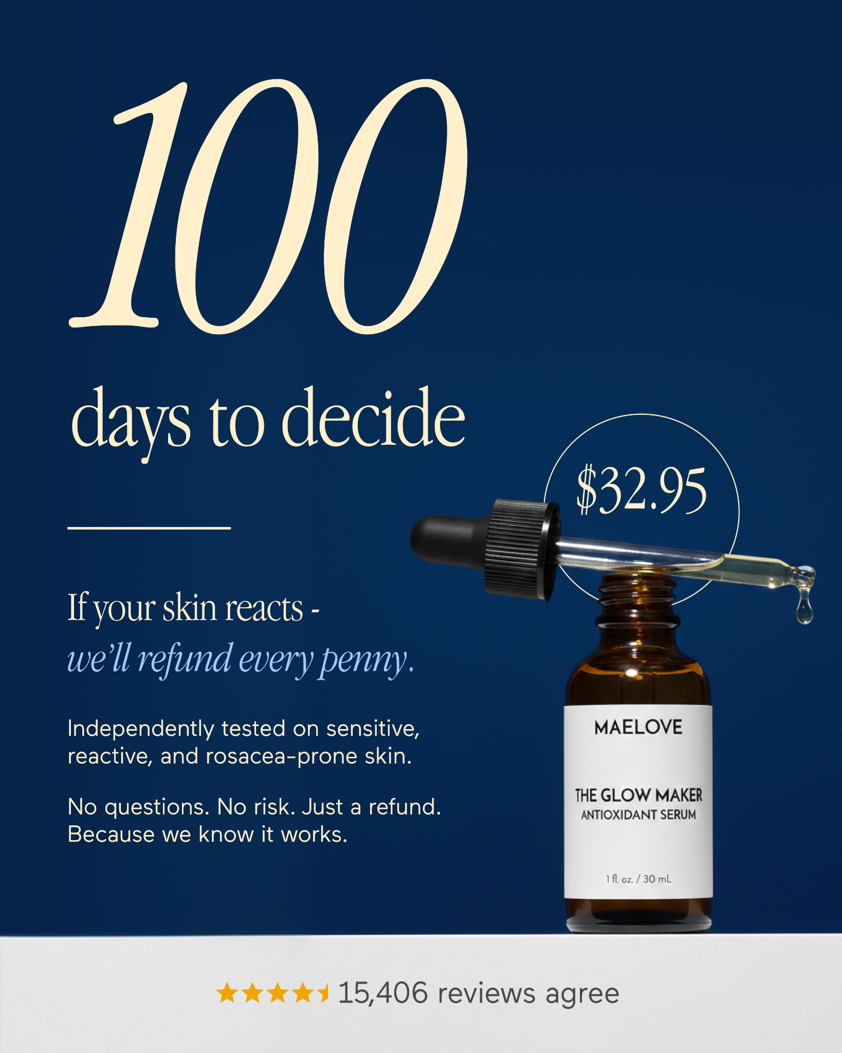 Maelove Skincare ad creative
