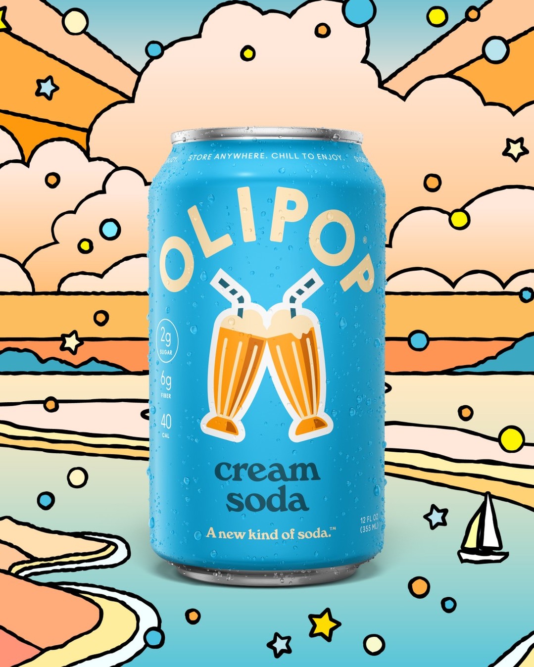 Olipop ad creative