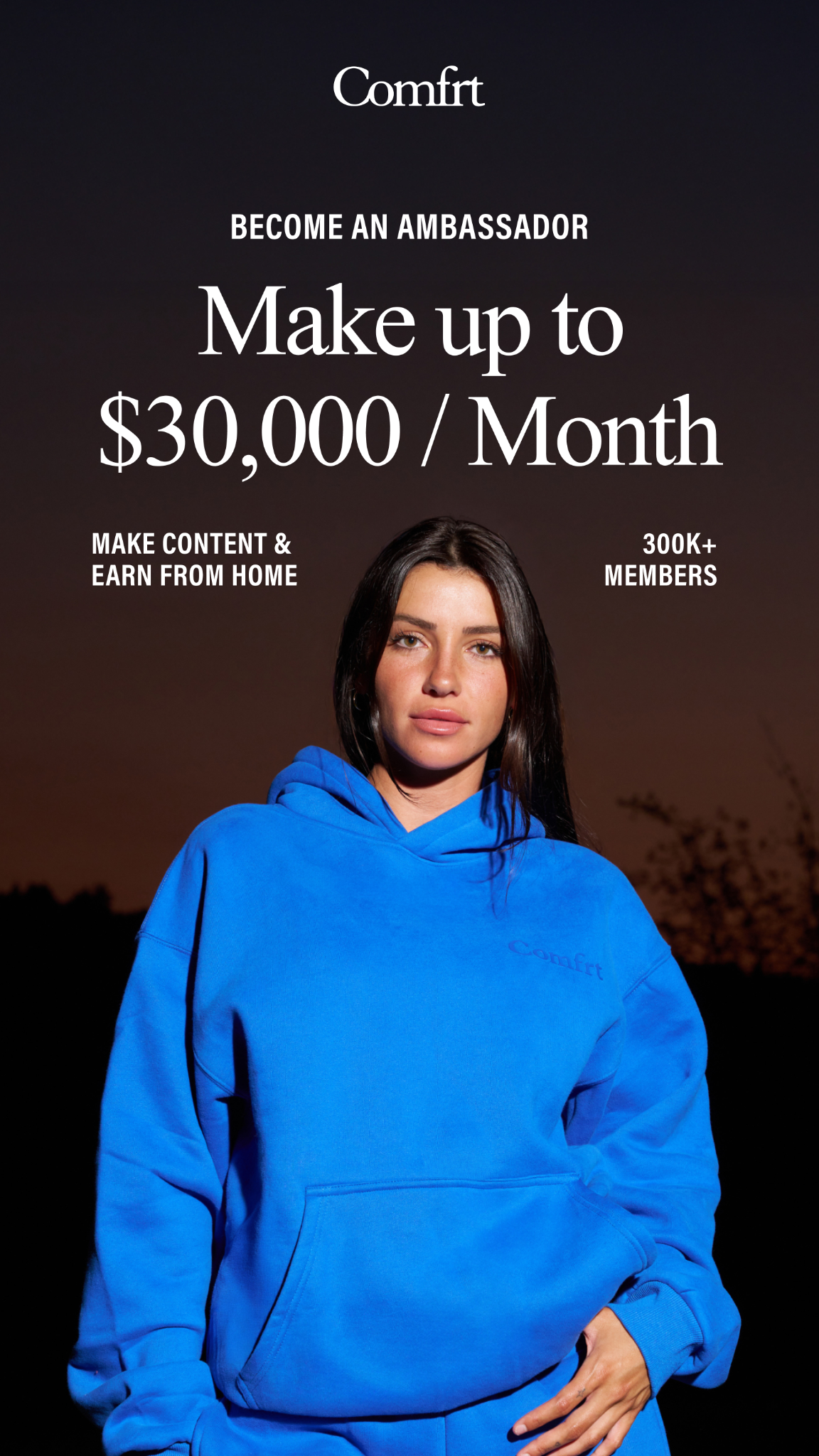Comfrt ad creative