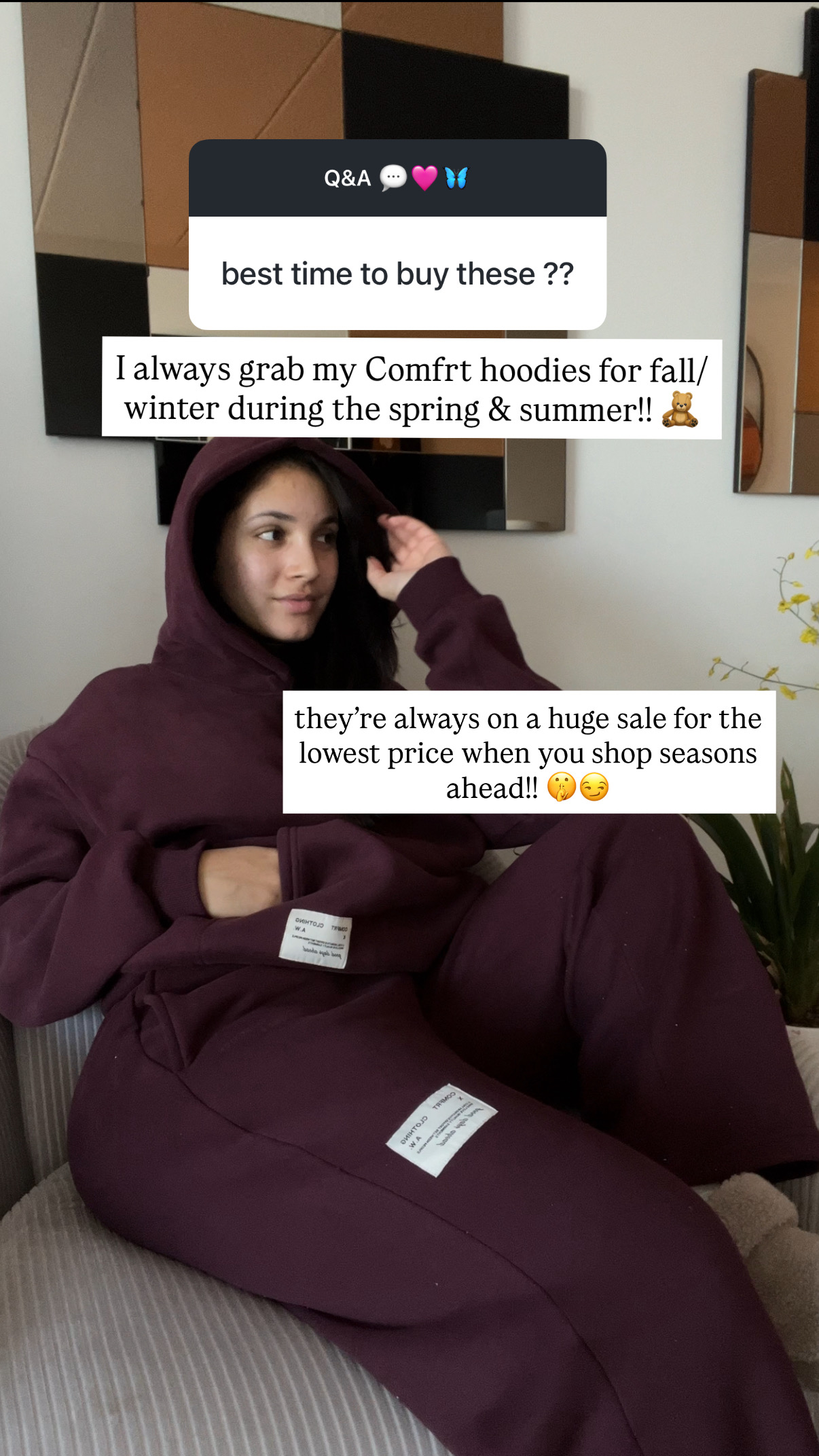 Comfrt ad creative