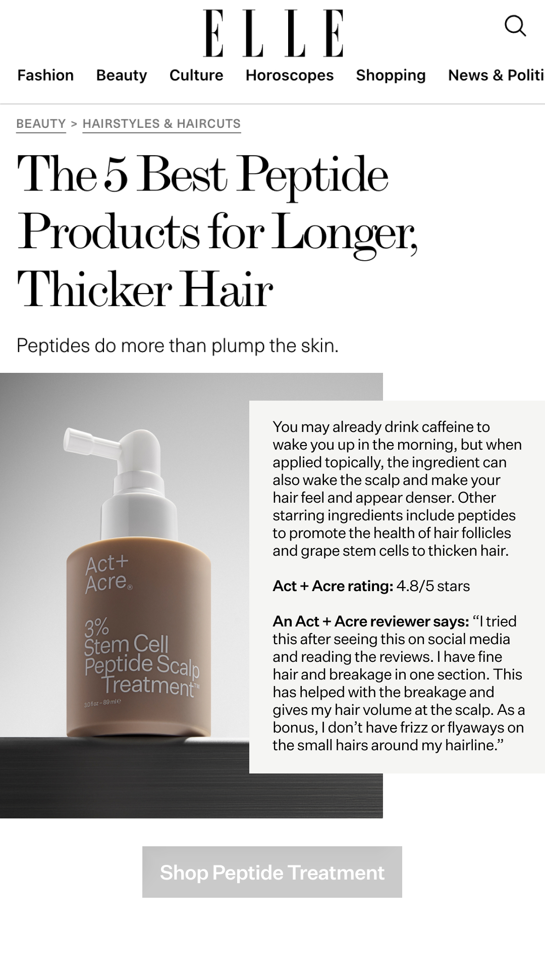Act+Acre ad creative
