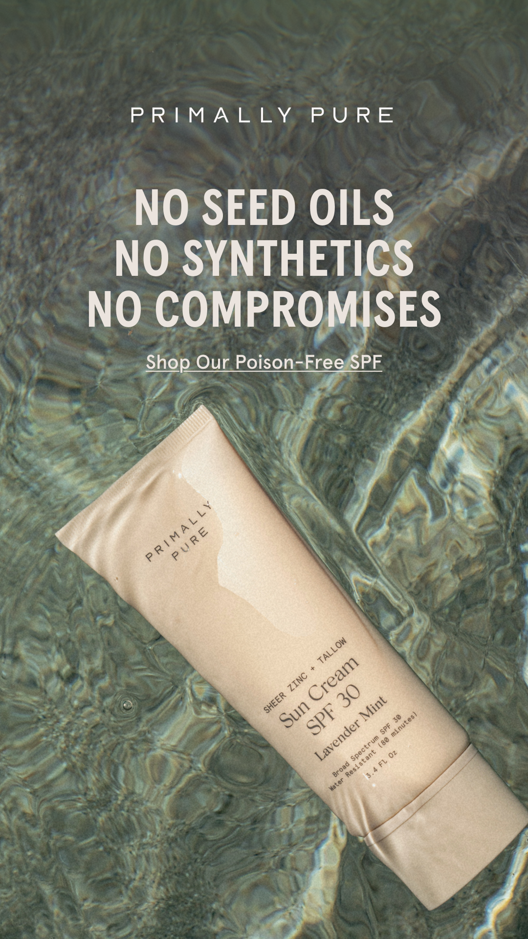 Primally Pure ad creative