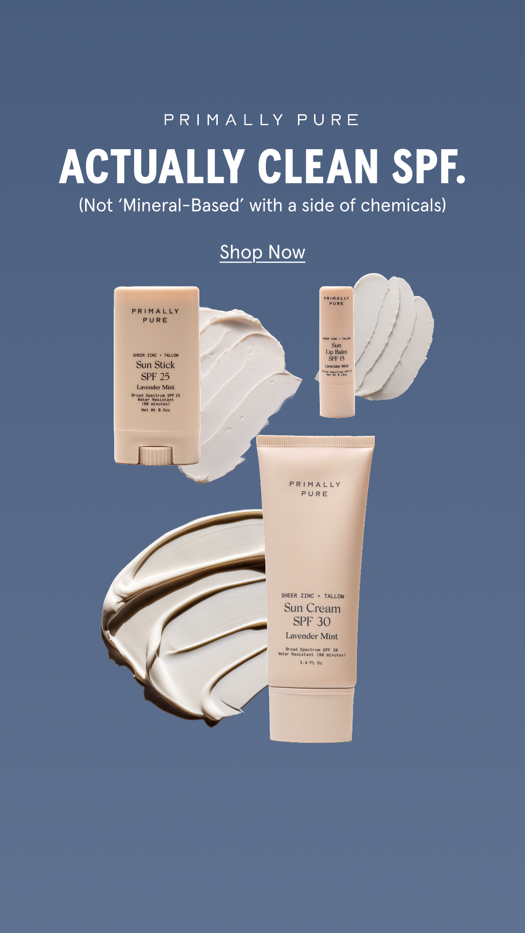 Primally Pure ad creative