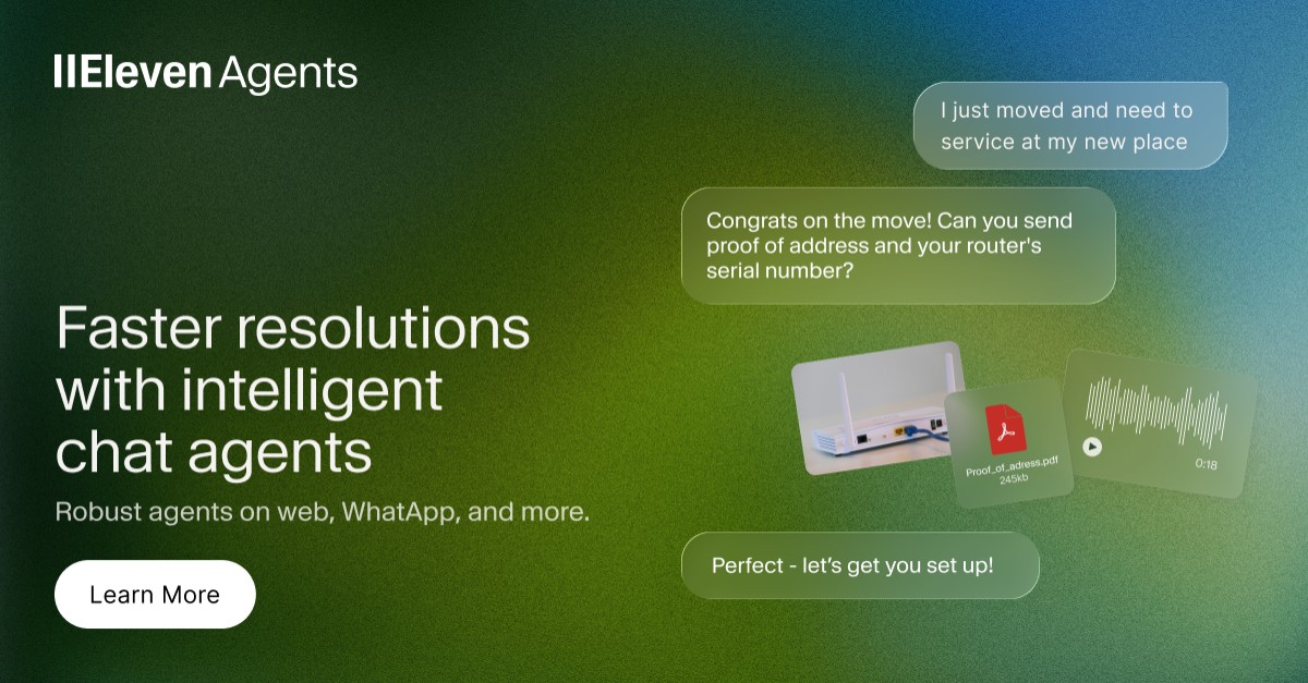 ElevenLabs ad creative