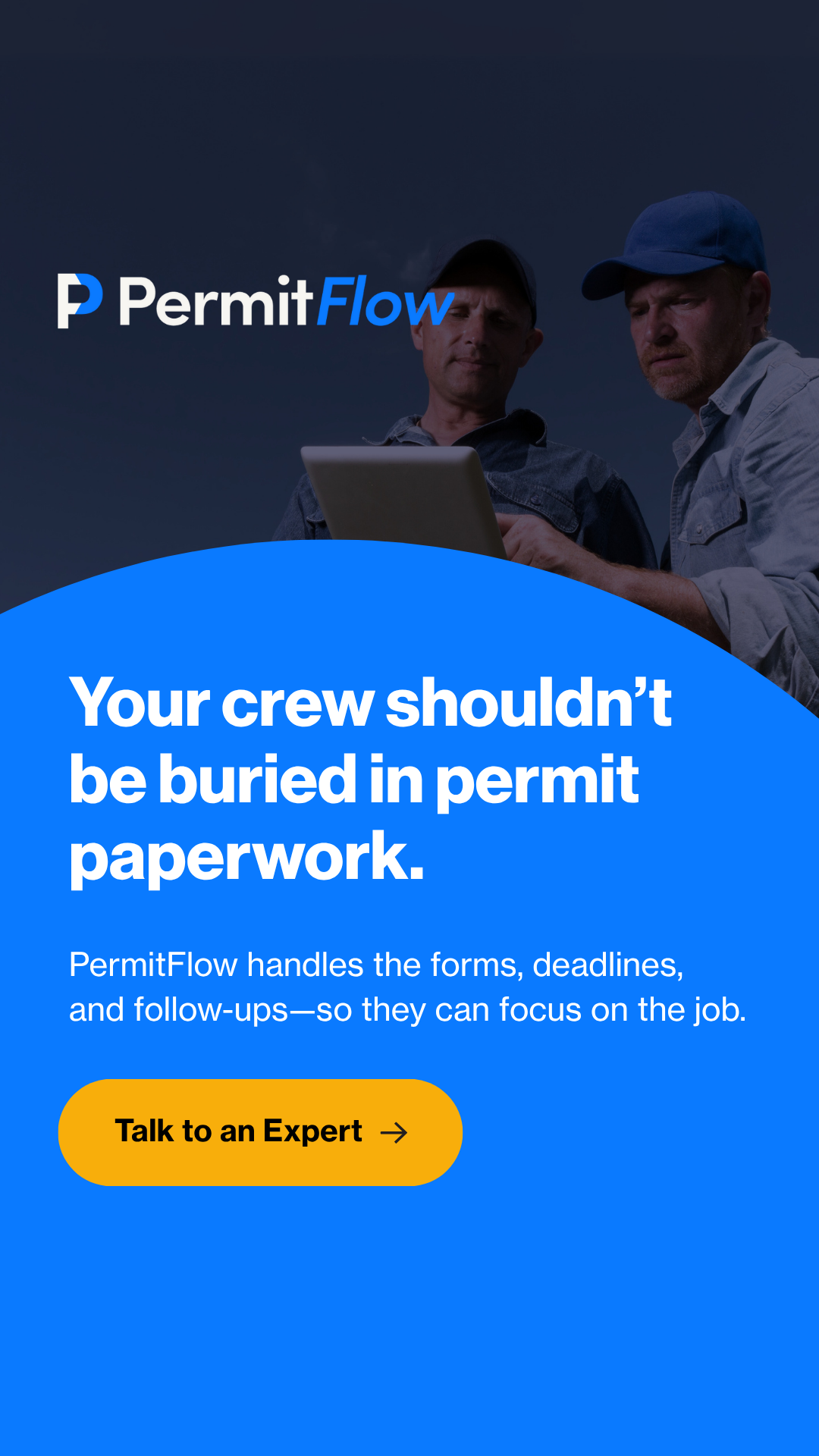 PermitFlow ad creative