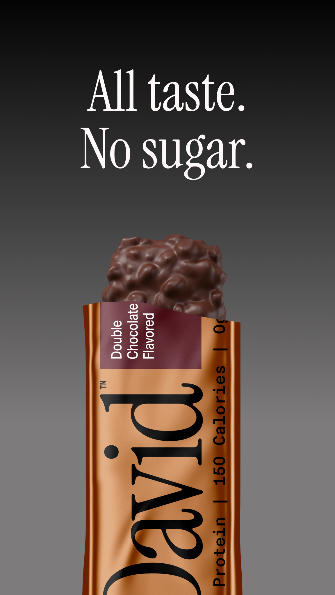 David Protein ad creative