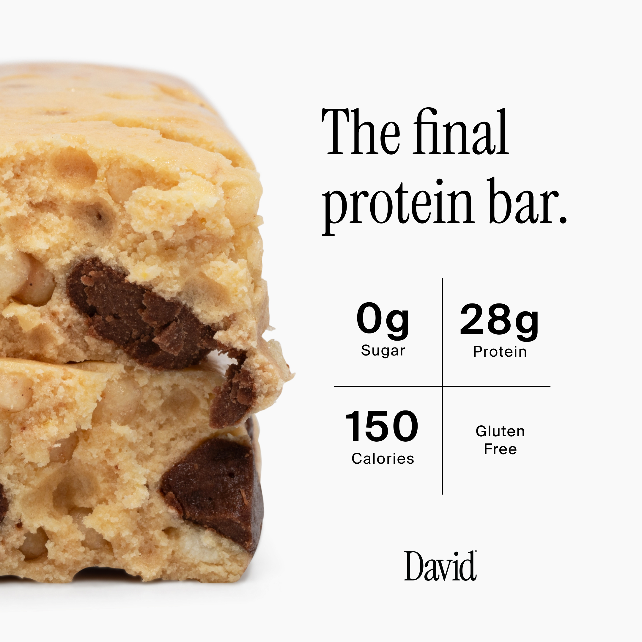 David Protein ad creative