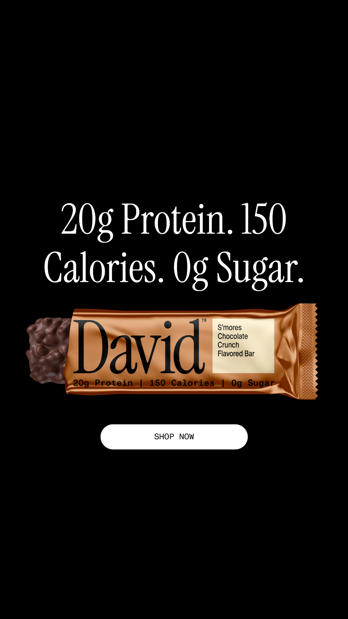 David Protein ad creative