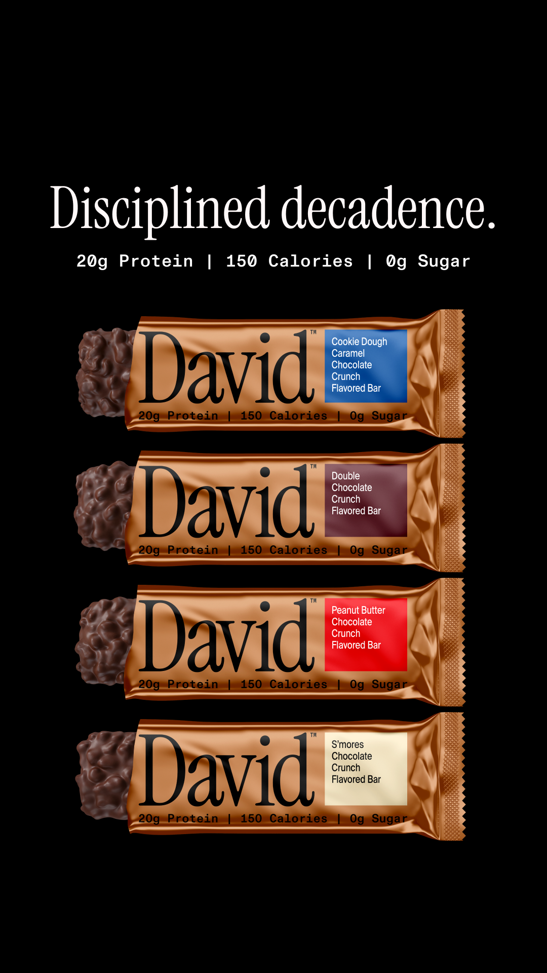 David Protein ad creative