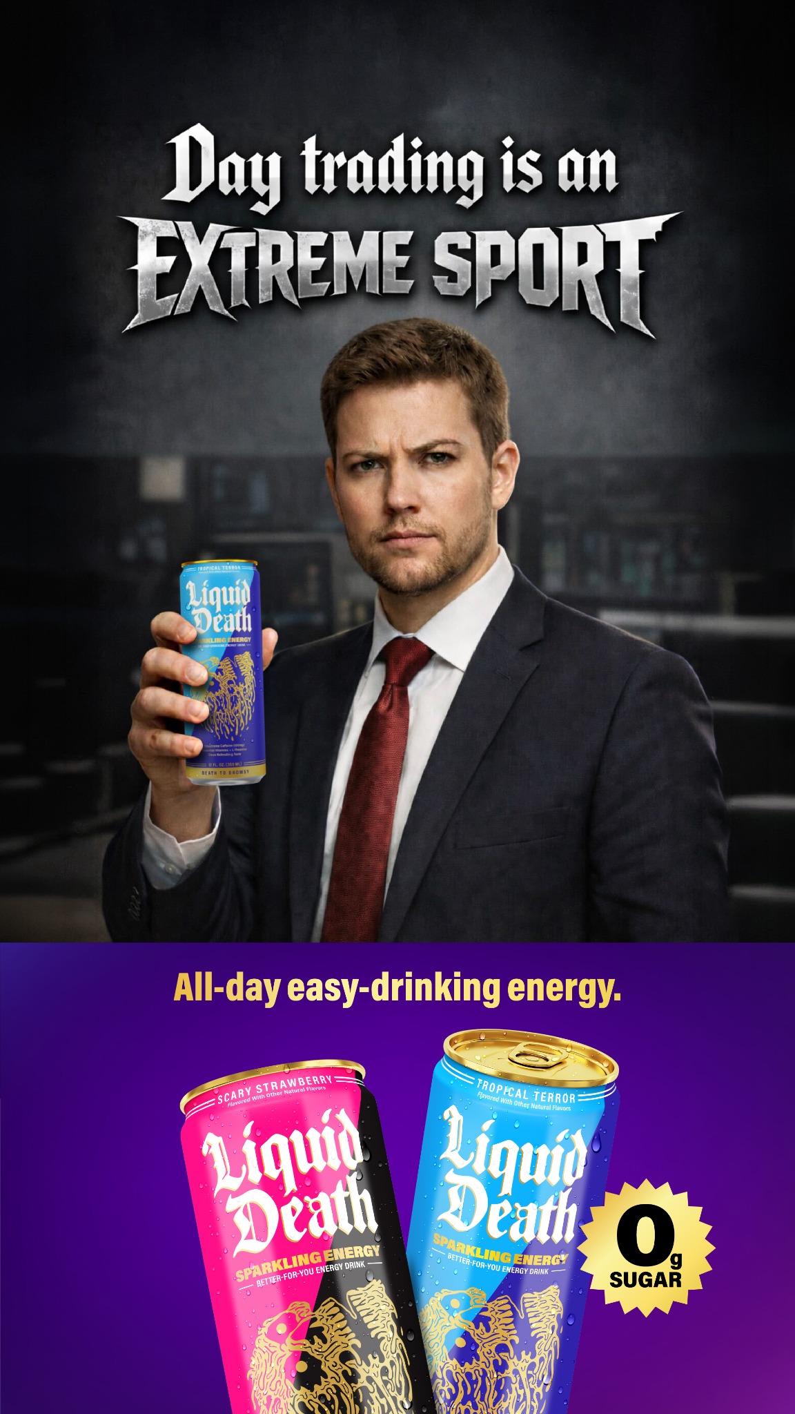 Liquid Death ad creative