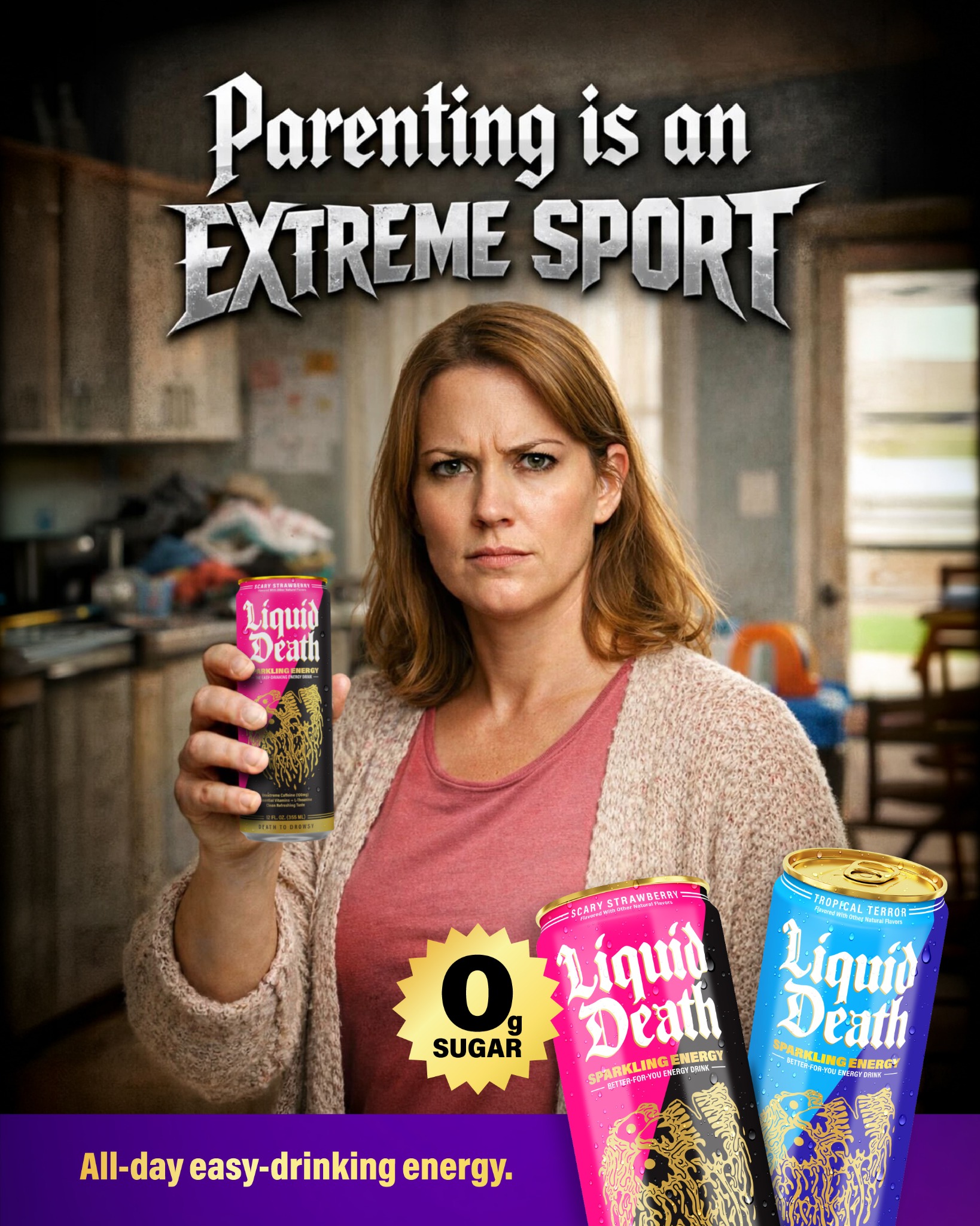Liquid Death ad creative