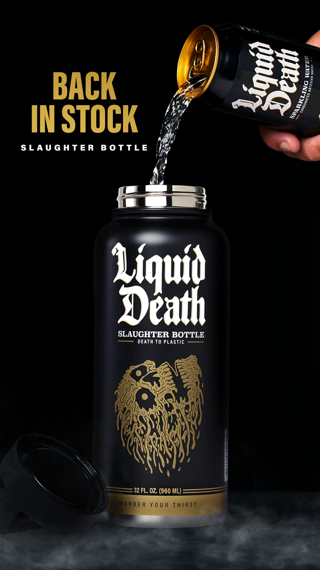 Liquid Death ad creative