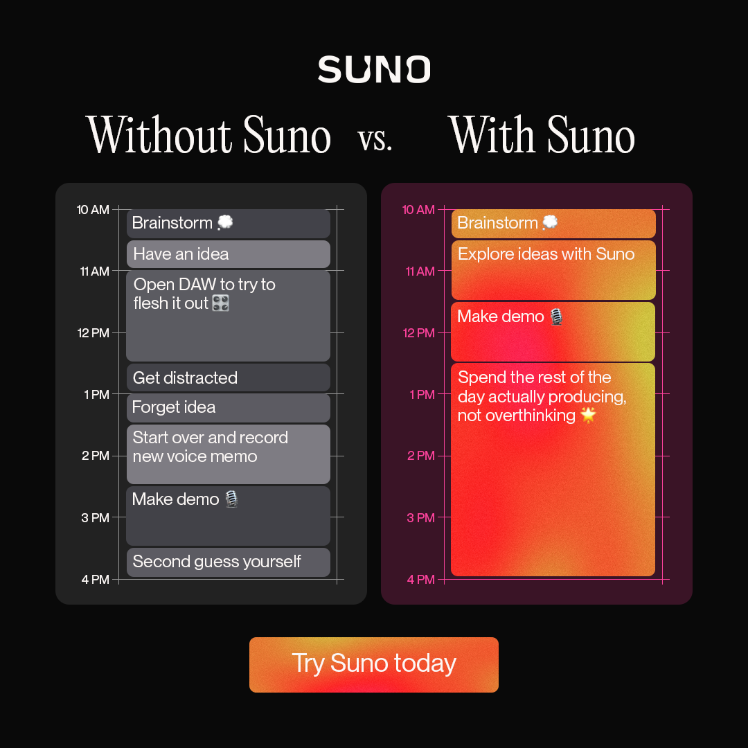 Suno ad creative