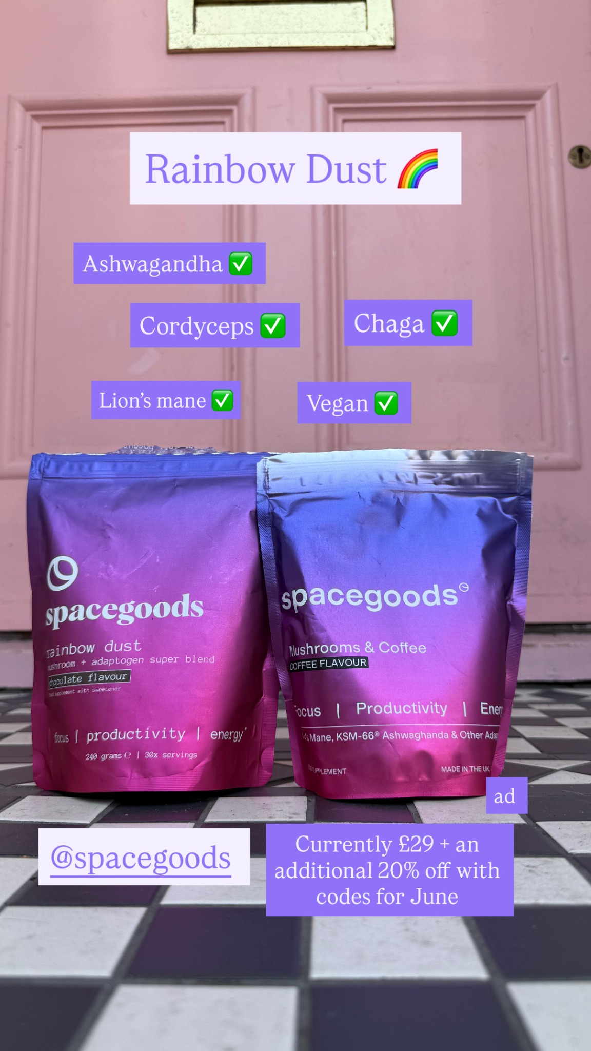 Spacegoods ad creative