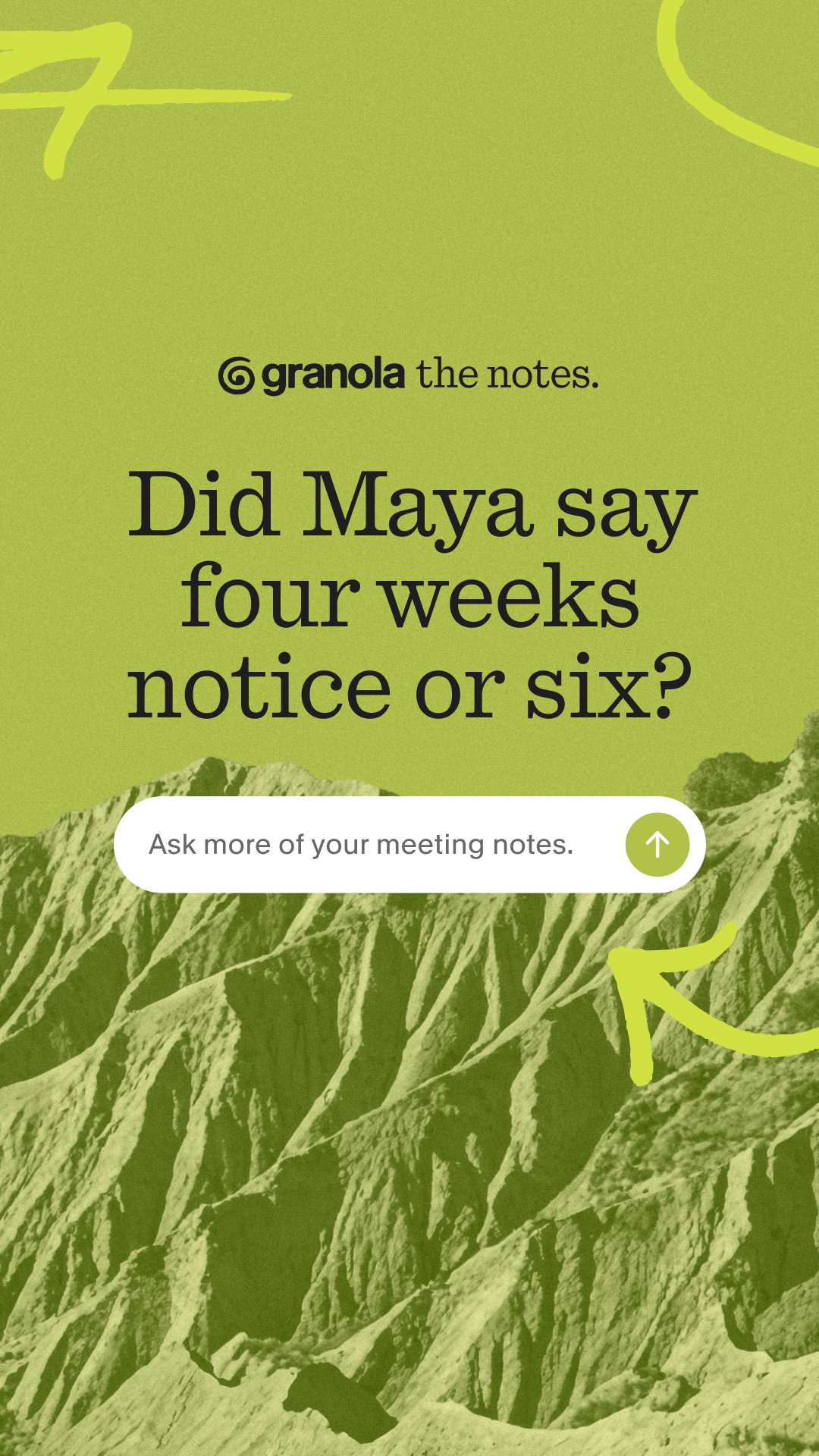 Granola ad creative