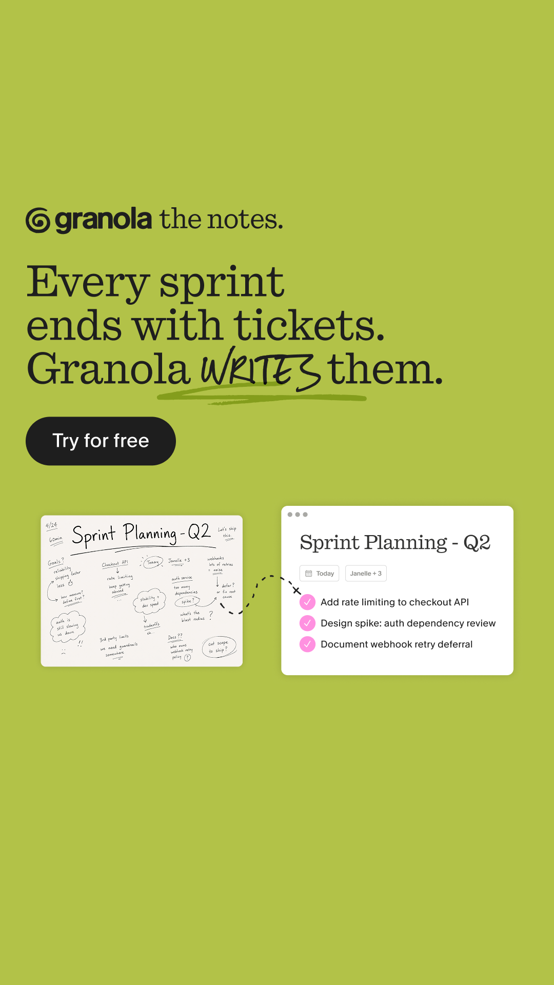 Granola ad creative