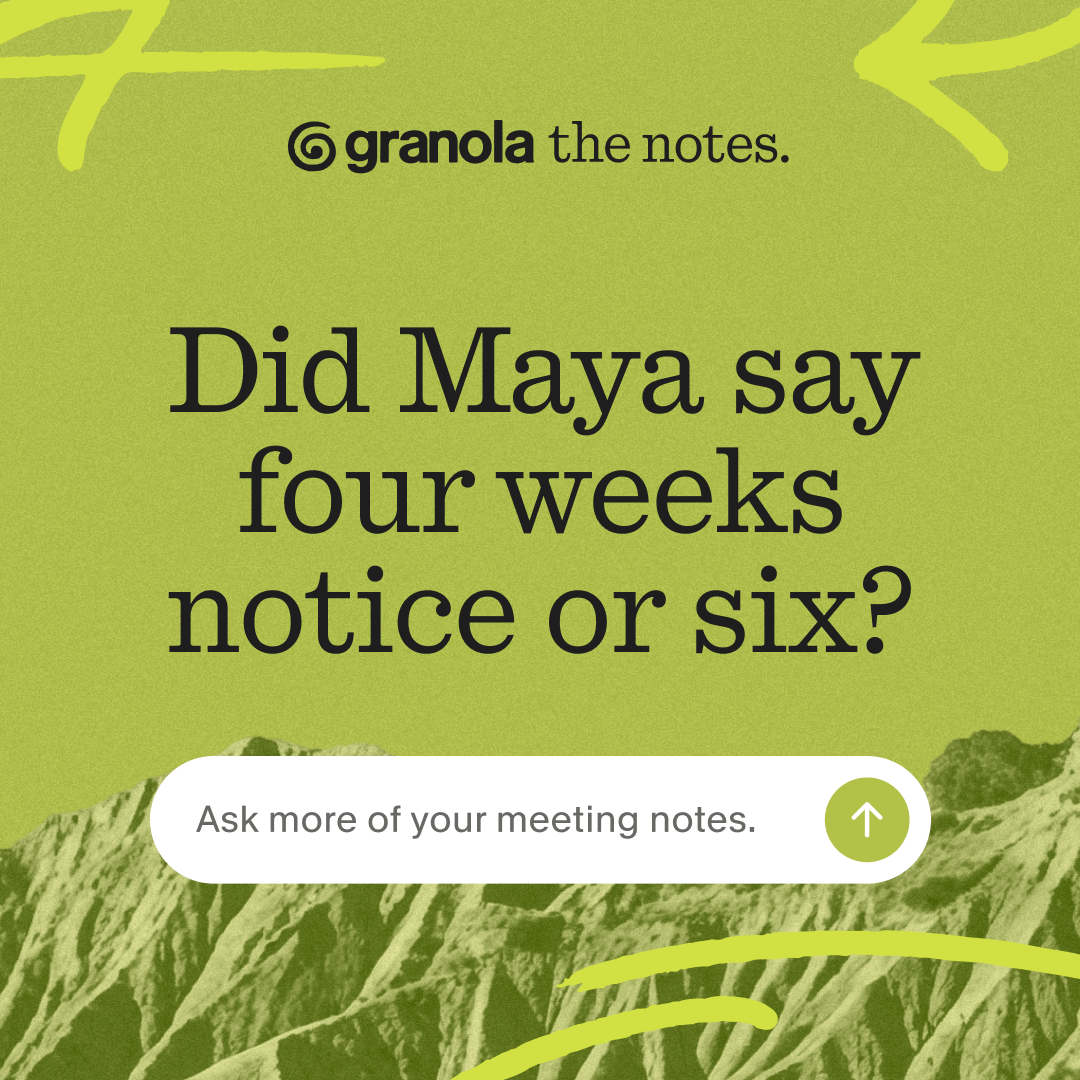 Granola ad creative