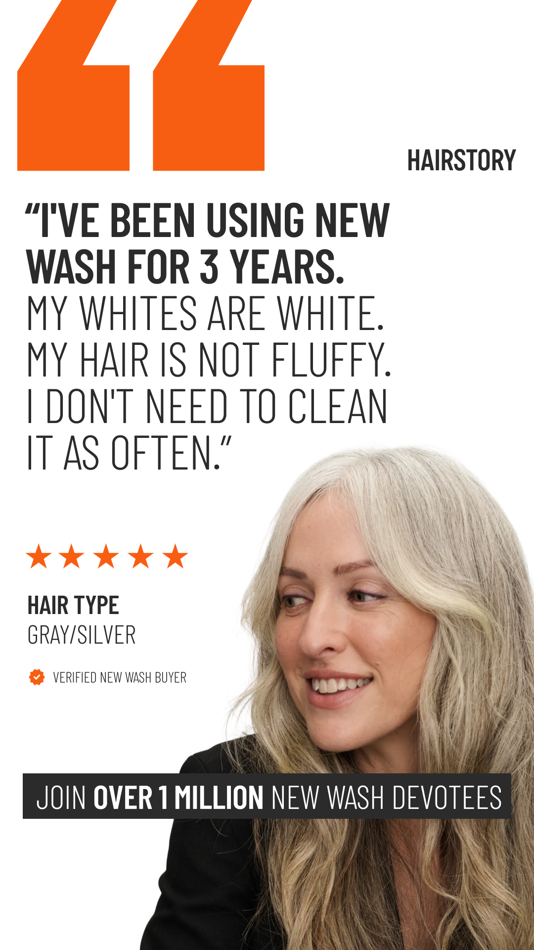 Hairstory ad creative