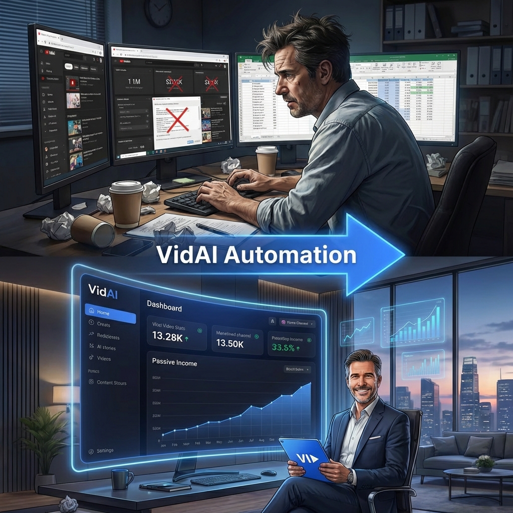 Vid.AI ad creative