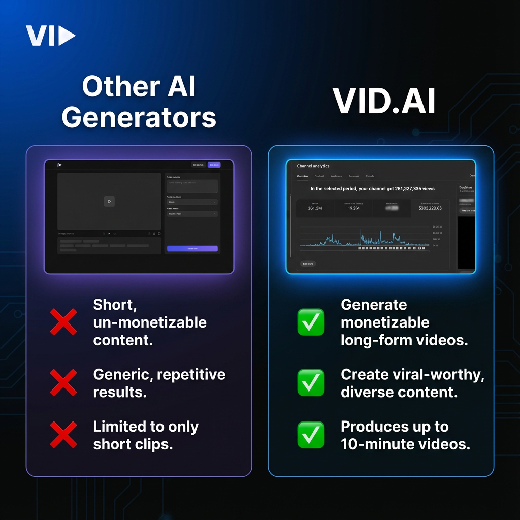 Vid.AI ad creative